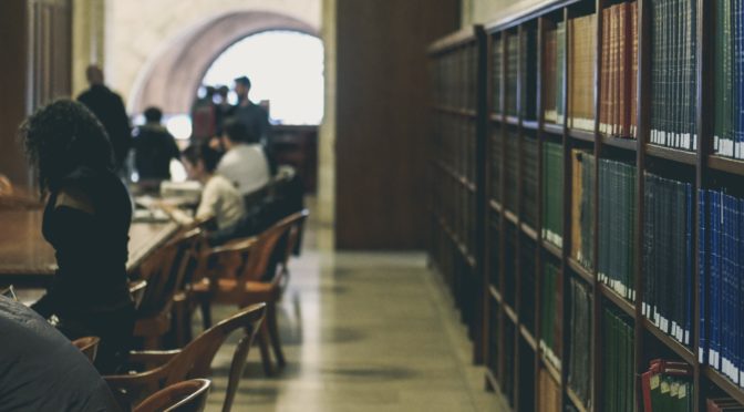 library where many apply to medical school