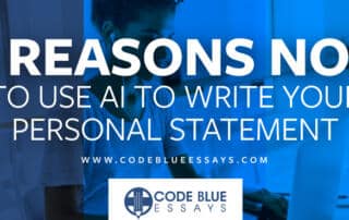 3 reasons not to use AI to write your personal statement