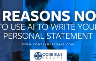 3 reasons not to use AI to write your personal statement